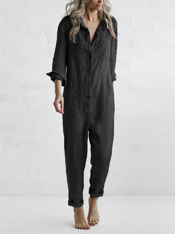 Jumpsuit met lange mouwen voor vrouwen