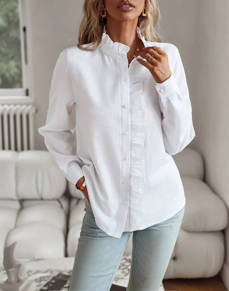 Elegante blouse met uniek design voor vrouwen