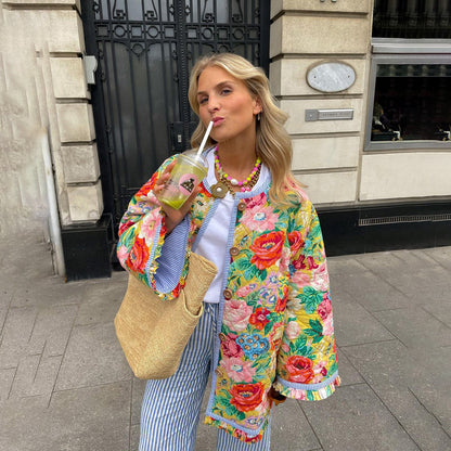 Damesblazer met Print – voor Zomerse Dagen